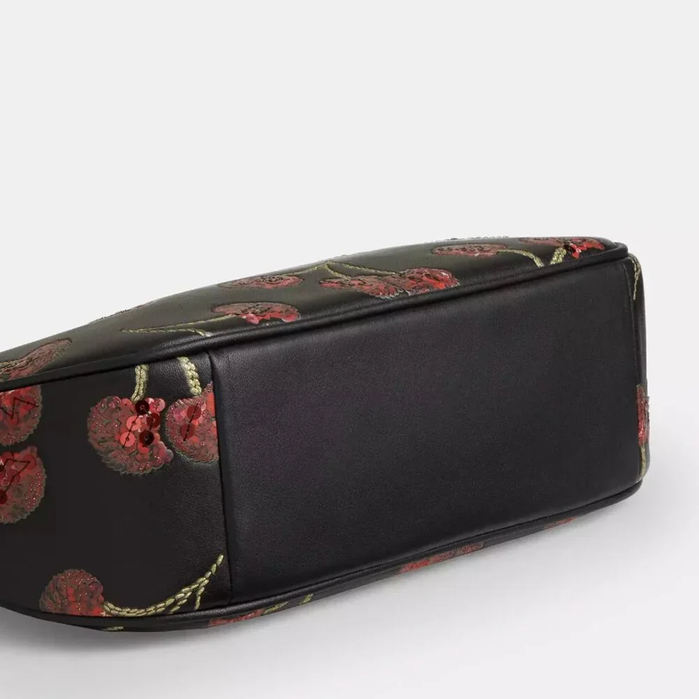 Coach CCZ16 Teri Shoulder Bag Leather Crossbody With Cherry Print NWT - Picture 8 of 12